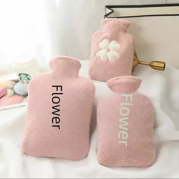 Большая грелка для женщин — идеально подходит для согревания живота; Небольшая грелка для рук для студентов. [Double-handled] 1000 ml