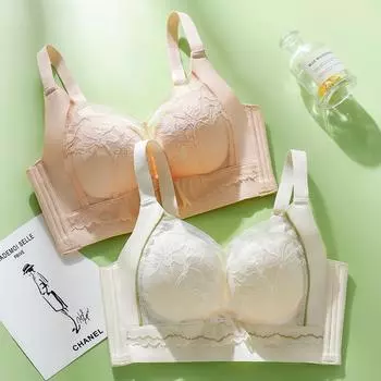 Большая грудь демонстрирует маленькие и тонкие фасоны без стальных колец, трехмерное собирающее нижнее белье для женщин, удобная и дышащая внутренняя чашечка 34/75