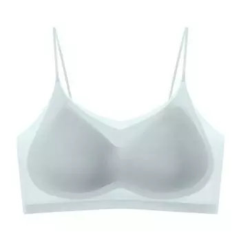 Большая грудь показывает маленькие полные чашки показывает тонкое нижнее белье женское бесшовное гладкое собирает красивую спину бюстгальтер закрывает под грудью антипровисающий бюстгальтер M [80-50kg] чёрный