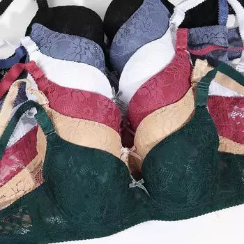 Большая грудь показывает маленькое нижнее белье женское кружевное тонкое большое мягкое стальное кольцо бюстгальтер антипровисающий сборка верхняя поддержка бюстгальтер 36/80C чёрный