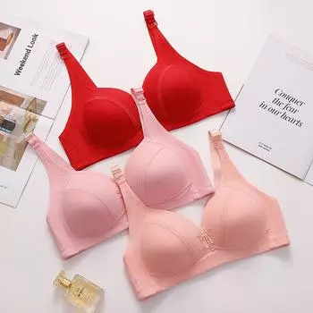 Большая грудь показывает маленькую, без стальных колец, нижнее белье большого размера, чехол для трехгрудого бюстгальтера для мам 36/80