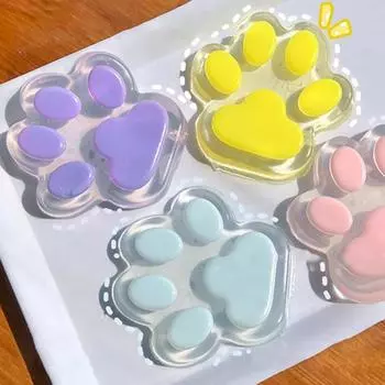 Большая игрушка для кошек, сжимающая лапу, для снятия стресса, для снятия беспокойства, для ущипывания лапой котенка, сенсорная игрушка для детей светло-желтого