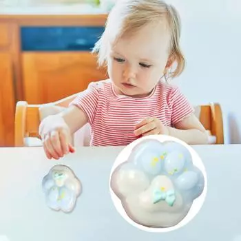 Большая игрушка для сдавливания кошки, супер мягкая имитация силикона, детская творческая игрушка One Size