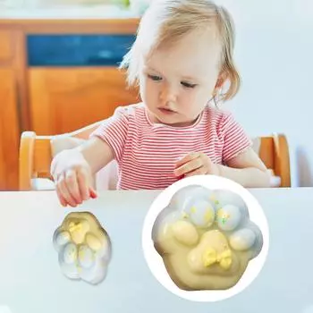 Большая игрушка для сдавливания кошки, супер мягкая имитация силикона, детская творческая игрушка One Size