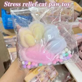Большая игрушка для снятия стресса с кошки, красочная игрушка для снятия стресса с кошки, мягкая игрушка для снятия стресса с кошки, ...