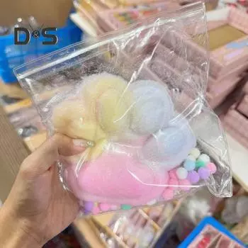 Большая игрушка для снятия стресса с кошки, красочная игрушка для снятия стресса с кошки, мягкая игрушка для снятия стресса с кошки, ... разноцветный