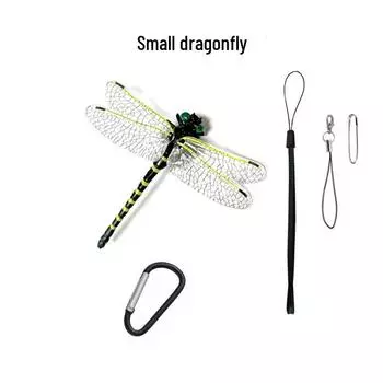 Большая игрушка-репеллент от комаров в виде стрекозы (Размах крыльев 12 см) - Наружная имитационная модель