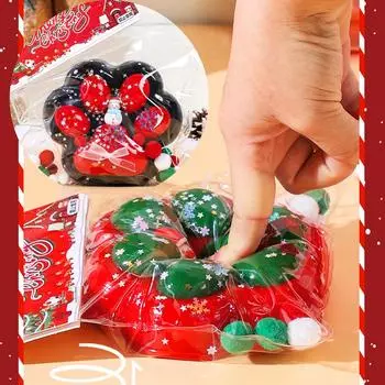 Большая игрушка ручной работы для снятия стресса на Рождество One Size чёрный