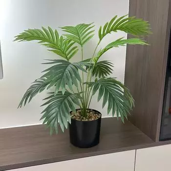 Большая имитация зеленого растения Арековая пальма - европейский стиль для внутреннего и наружного оформления 12 Areca palms (without pots) зелёный