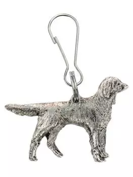 Большая коллекция игрушек Munsterlander Made in England Art Dog Zip Pull