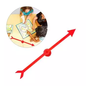 Большая красная стрела спиннер магнитный для классных игр и занятий своими руками интерактивная игра спиннер аксессуары