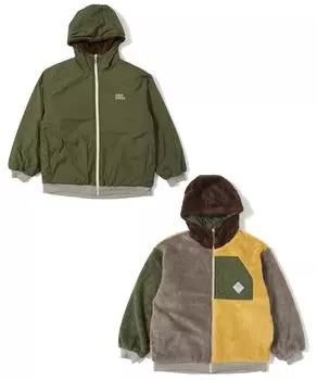 Большая куртка-флип цвета хаки [Клифф Майер] Женская