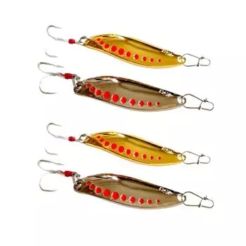 Большая металлическая блесна-джиг с солью, набор из 4 приманок River Maggochi Blackfin Sea Bass Sea Candy Sea Cherry 20 г (20, Грамм)