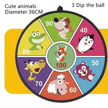 Большая мишень для дартса Детская мишень для дартса с липким мячом Игрушка для мальчика Спорт в помещении Развлечения на открытом воздухе Семейная игра-игрушка для вечеринки