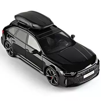 Большая модель автомобиля RS6 Avant Station Wagon масштаба 1/18 из литого металла, коллекционная декоративная елка, подарки для парня