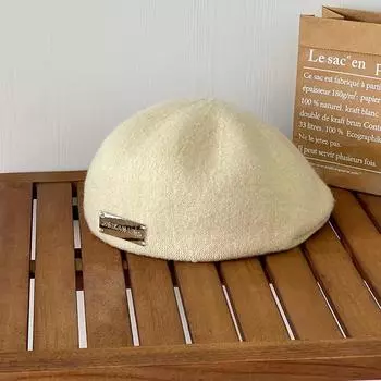 Большая модная японская черная шляпа художника осень-зима вперед шляпа женская обратный берет шляпы и кепки универсальные One size