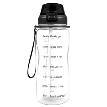 Большая мотивационная бутылка для воды на 77 унций с маркером времени, соломинка, герметичный кувшин для воды, убедитесь, что вы ежедневно пьете достаточно воды для фитнеса, тренажерного зала и занятий спортом на открытом воздухе 77oz белый
