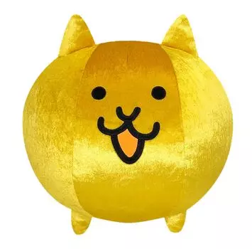 Большая мягкая игрушка Great Cat War H34см (золотая кошка) ок. жёлтый