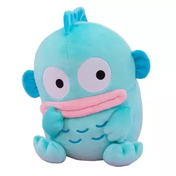 Большая мягкая игрушка Hangyodon Ufufu размером примерно 30 см.