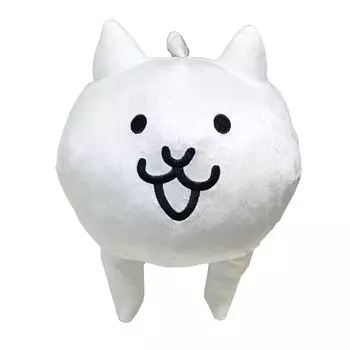 Большая мягкая игрушка «Великая кошачья война» (сом) белый