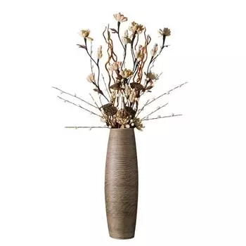 Большая напольная ваза Цзиндэчжэнь, резная толстая керамическая ваза, горшок для гостиной, отеля, ретро-декоративные украшения Floreros