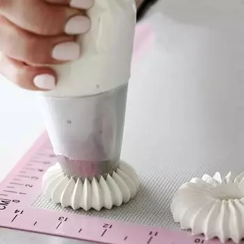 Большая насадка из нержавеющей стали для украшения тортов, идеально подходит для глазури, кексов и печенья. 1pc