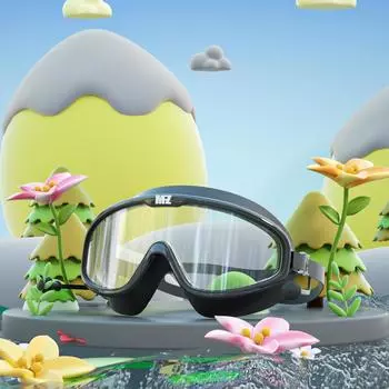 Большая оправа профессиональные плавательные водонепроницаемые мягкие силиконовые очки для плавания очки с защитой от запотевания УФ-лучей для мужчин и женщин очки для мужчин и женщин