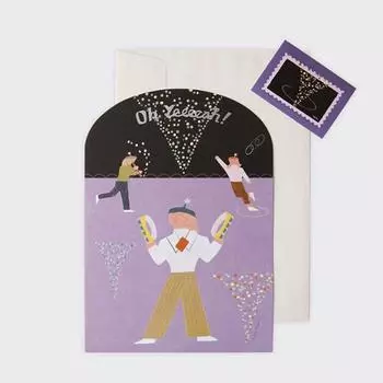 Большая открытка Sosomungu Sojak5 «Счастливое хобби» (Ансамбль), популярная фраза в Корее concert