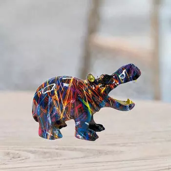 Большая пасть фигурка украшение полки скульптура животного Graffiti