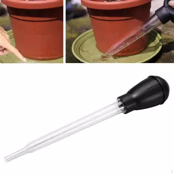 Большая пипетка со шкалой-капельницей, простая в использовании, резиновая груша, измерительный глаз