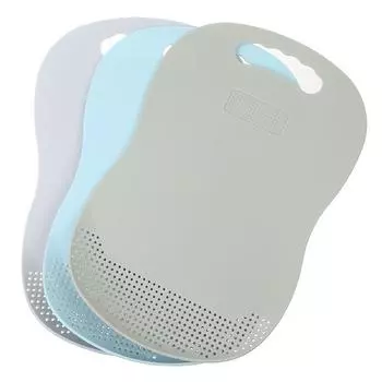 Большая пластиковая разделочная доска, измельчитель овощей, многофункциональная разделочная доска, кухонные принадлежности синий