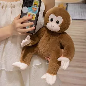 Большая плюшевая игрушка в виде обезьяны, милые детеныши обезьян, мягкая плюшевая кукла-обезьянка S