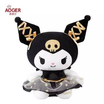 Большая плюшевая кукла My Melody Kuromi Sanrio, 25 см, популярные игрушки для корейских детей