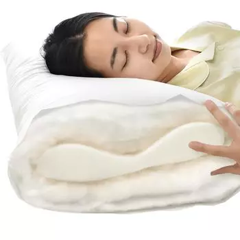 Большая подушка подушка разработана на основе подушки Ortopedico, которую можно стирать, медицинская подушка для сна, тип уретановой пены, распределение давления тела, подушка для гостиниц белый