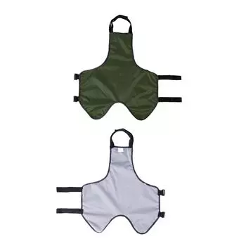 Большая повязка на живот для собак, водонепроницаемая, дышащая, полная защита, легко моется, нагрудник для собак, защита груди S(for 2-4kg) зелёный