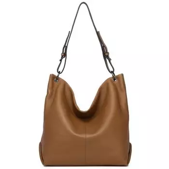 Большая повседневная сумка через плечо из натуральной кожи, женская роскошная сумка из натуральной коровьей кожи, женская повседневная сумка-мессенджер через плечо чёрный