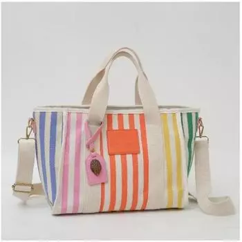 Большая пригородная сумка, женская дорожная праздничная парусиновая сумка, персонализированная большая сумка с головой орла, женская сумка One Size разноцветный