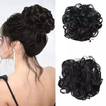 Большая расческа на зажиме для наращивания вьющихся волос, синтетические волосы, шиньон, женский чехол, наращивание волос, пучок для женщин