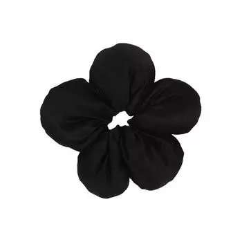 Большая резинка для волос с цветком для женщин, очень большая заколка для волос, элегантная, нежная, изысканная резинка для волос, аксессуары для волос для отпуска, модная эластичная резинка для волос для девочек One Size