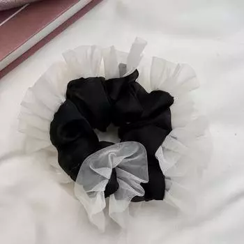 Большая резинка для волос женская девушка эластичная резинка-скранчи корейская винтажная популярная ведущая мода взрослые k-pop Подарок новинка