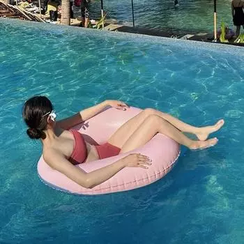 Большая сентиментальная трубка для игры в океанскую воду для взрослых, однотонная трубка, розовая, 1 шт., корейские водные забавы