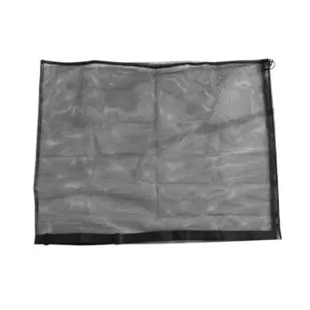 Большая сетчатая сумка для хранения баскетбольных, футбольных и волейбольных мячей, регулируемая сумка через плечо на шнурке, мяч, спортивное тренировочное оборудование One Size чёрный