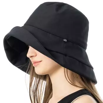 Большая широкая водонепроницаемая УФ-защитная лампа УФ-защиты с УФ-фильтром, охлаждающая, с защитой от подбородка, сезон дождей, обычная x [Loo&c] женская шляпа, размер, поля, отталкивающая, шляпа, 100% блокировка,