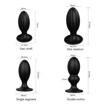 Большая силиконовая анальная пробка для взрослых, секс-анальная пробка для женщин, альтернативные секс-игрушки L