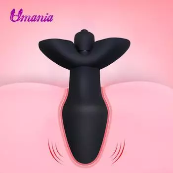 Большая силиконовая Анальная пробка с функцией вибратора, 1 шт., гладкая сенсорная анальная пробка, секс-игрушки для женщин/мужчин 1 Frequency