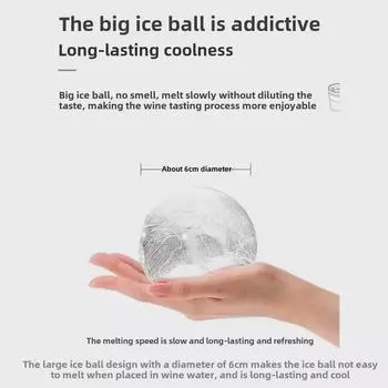 Большая силиконовая форма для льда - круглый поднос для льда из пищевого сырья для дома