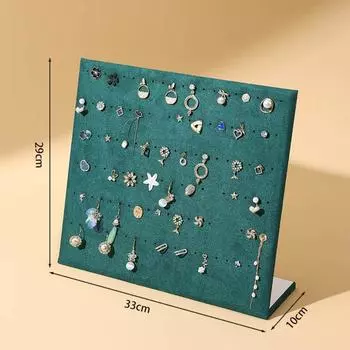 Большая стойка для сережек-гвоздиков, фланелевый держатель для сережек, новая полка для демонстрации сережек, реквизит для ювелирных изделий S
