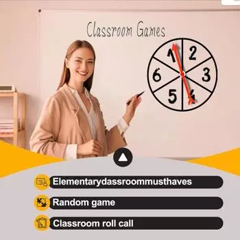 Большая стрела-вертушка с присоской, прочная пластиковая указка, инструменты для семейных вечеринок, настольная игра, реквизит для занятий в классе, пособие по математике 1pc