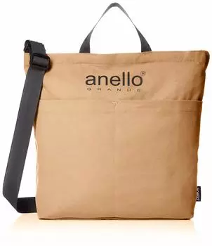 Большая сумка CT Cotton Canvas 2WAY Большая сумка бежевого цвета [Anello Grande] GI-S0491