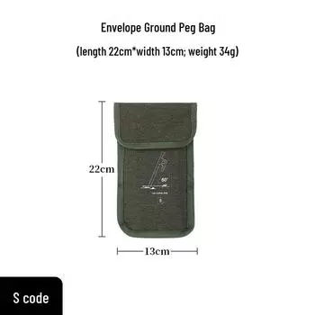 Большая сумка для хранения колышков для кемпинга на открытом воздухе – Многофункциональный органайзер для инструментов из ткани Оксфорд